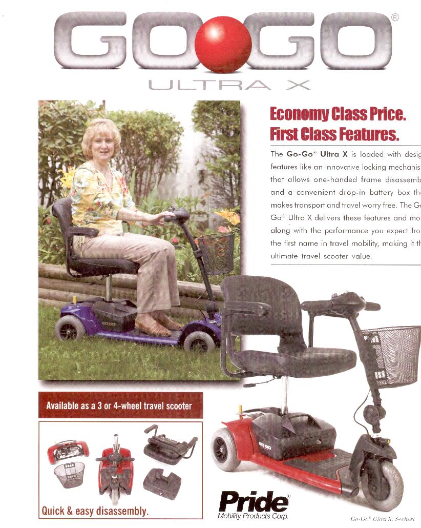 GoGo Medicare Mobility Scooter Lightweight GoGo Scooters