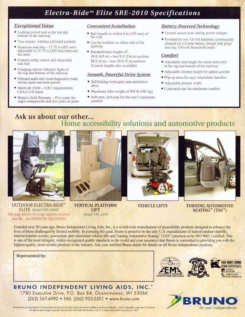 Straight Rail Stairlifts