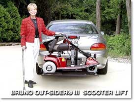 BRUNO OUTSIDER wheel chair lift
